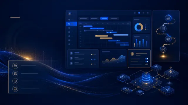 Nền tảng vận hành đào tạo số với lịch học, dữ liệu học viên và bảng điều phối tải cao